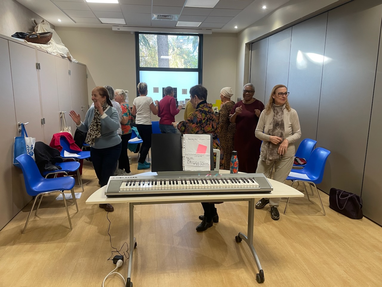 Atelier chant Choral au Centre Social du Val d’Athis-Mons